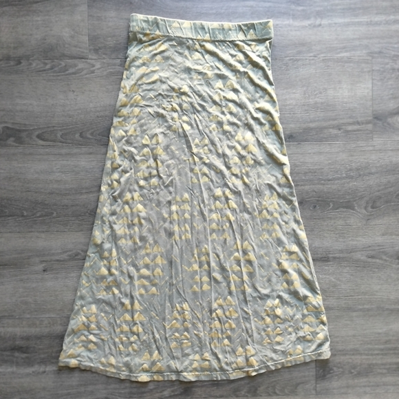 Thief & Bandit Dresses & Skirts - Thief & Bandit Handpainted Handmade in Halifax Canada Maxi Pull On Green Skirt S